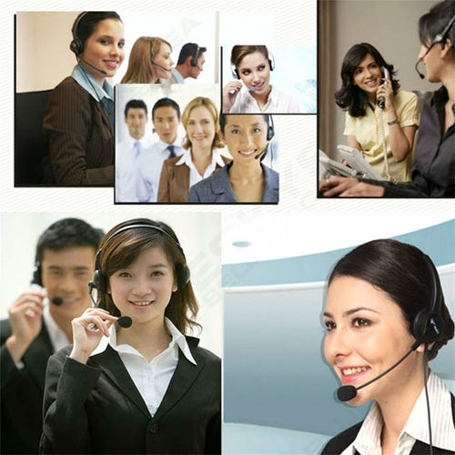 Adjustable Noise Canceling Earphone for PC Laptop