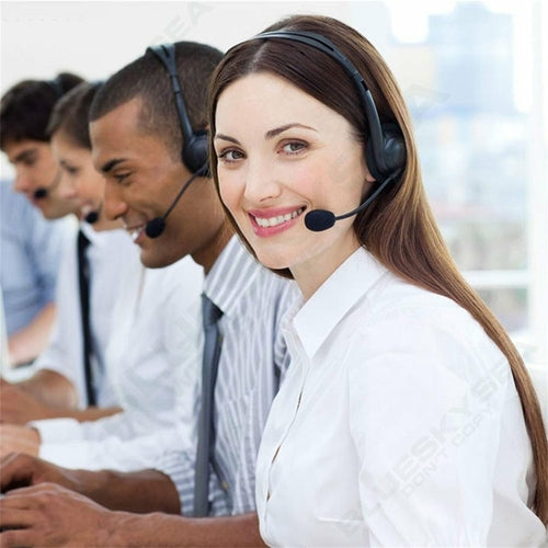 Adjustable Noise Canceling Earphone for PC Laptop